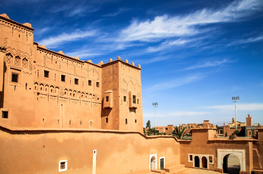 Magnificent kasbah – old traditional arab fortress In the city of Ouarzazate