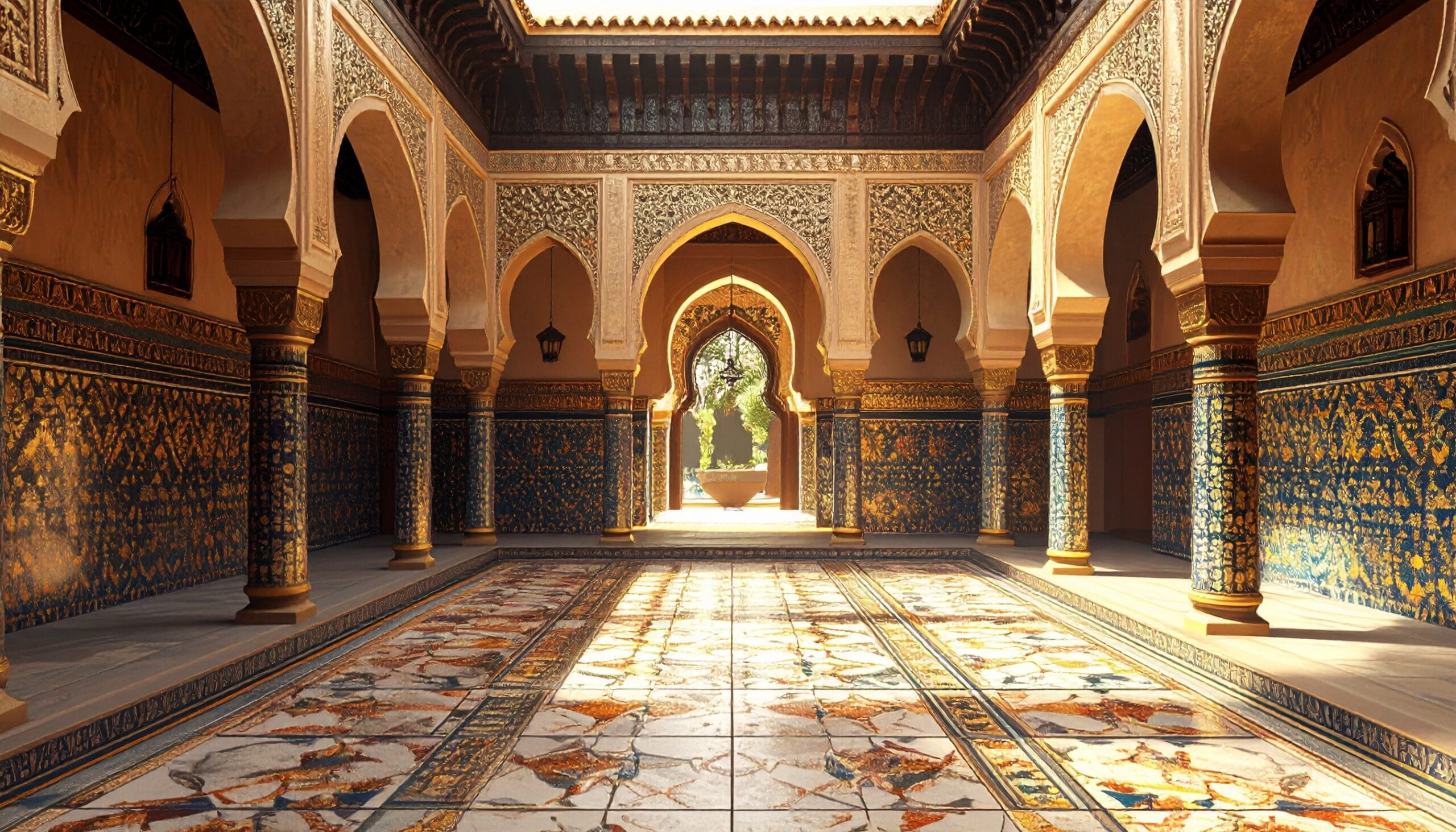 vecteezy intricate moorish architecture a serene interior view of a 72552343 scaled